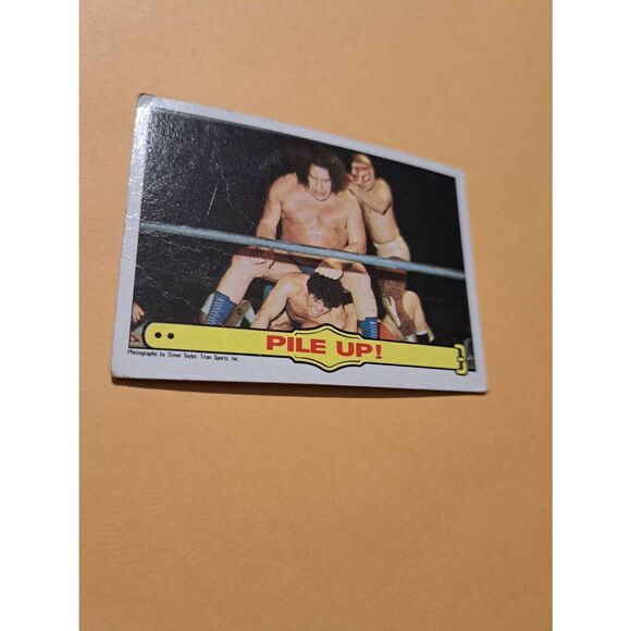 1985 Topps WWF Andre the Giant Ringside Action #50 Vintage Wrestling Card - Picture 1 of 4